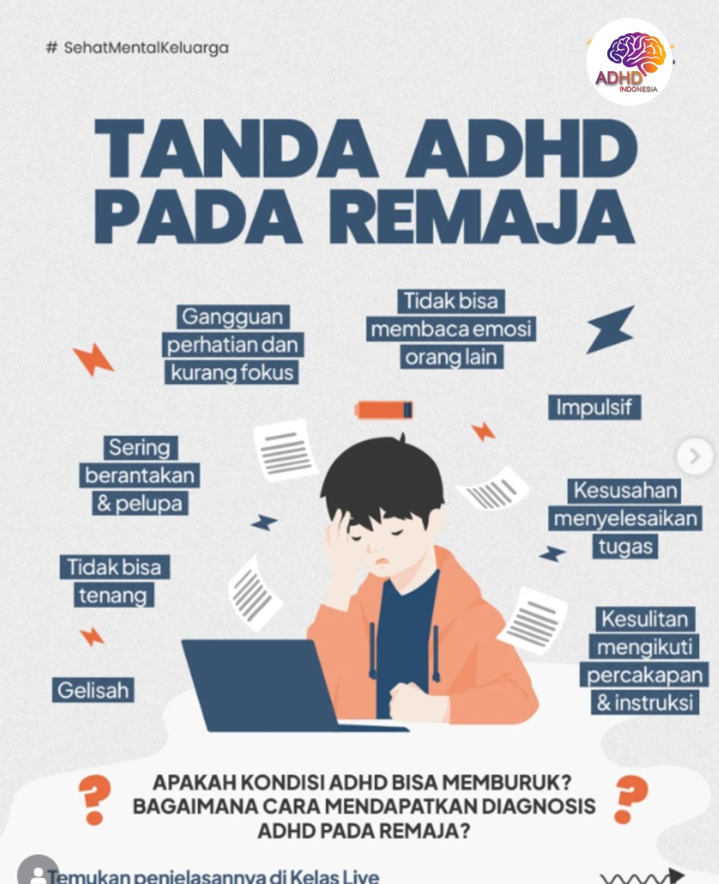 Screening ADHD Non-Diagnostik: Edukasi Awal bagi Orang Tua di Kota Langsa